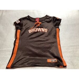 NFL Team Apparel Women's Lace Up V Neck Top Size,small
